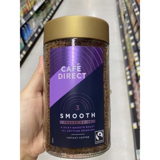 สมูธ ฟรีซดราย กาแฟสำเร็จรูป ตรา คาเฟ่ไดเร็ก 100 G. Smooth Freeze Dried Instant Coffee ( CafeDirect TM )