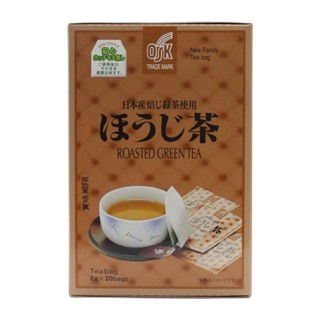 Oskชาเขียวคั่ว  OSK New Family Roasted Japanese Green Tea Product Of Japan