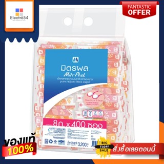 มิตรผล นํ้าตาลทราย ขนาด 8 กรัม แพ็ค x 400 ซองMitr Phol Sugar Size 8 g. Pack x 400 sachets