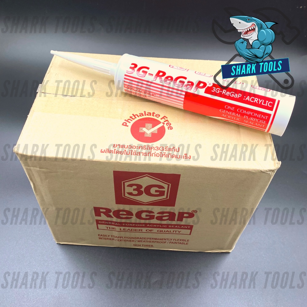 (ยกกล่อง 24 หลอด) กาวอะคริลิค ยาแนว เเด็ป ยี่ห้อ 3G-REGAP