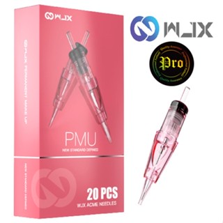 WJX PMU Tattoo Cartridges Needles กล่องชมพู 20  pcs/box