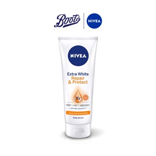 Nivea นีเวีย เอ็กซ์ตร้าไวท์รีแพร์แอนด์โพรเท็คเซรั่ม 180 มล.