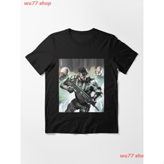 New Men With Guns Essential T-Shirt เสื้อยืด ดพิมพ์ลาย ดผ้าเด้ง คอกลม cotton ความนิยม sale Unisex