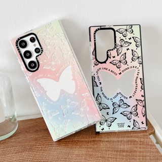 【Butterfly】Casetify เคสโทรศัพท์มือถือแบบนิ่ม TPU กันกระแทก ลายผีเสื้อ แฟชั่น สําหรับ Samsung s20 s20+ s20ultra s21 21+ s21ultra s22 s22+ s22ultra