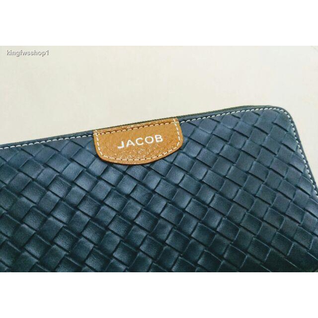 จัดส่งเฉพาะจุด จัดส่งในกรุงเทพฯ🔱Premium JACOB ของขวัญวันแม่ จาคอป ของแท้ กระเป๋าสตางค์ กระเป๋าตังค์ woman wallet purse