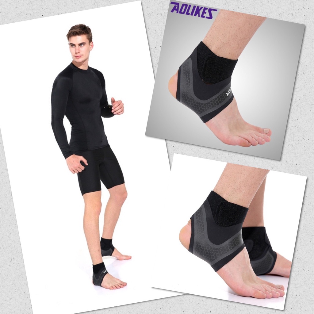 🌷 สายรัดข้อเท้า ที่รัดข้อเท้า พยุงข้อเท้า กีฬา Full support ปรับขนาดได้ ผ้าข้อเท้า ankle support ป้อ