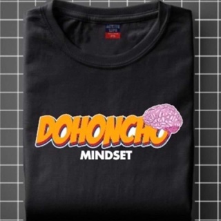 Tee เสื้อยืดสีพื้น เสื้อสาวอวบ - DOHONCHO MINDSET ยูนิเซ็กซ์ สุนทรียศาสตร์ แถลงการณ์ TSHIRT TEES