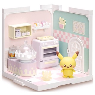 [Direct from Japan] TAKARA TOMY Pokemon Poke Peace House Kitchen Milcery &amp; Pikachu Japan NEW