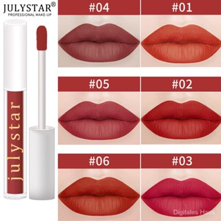 ลิปกลอส julystar ไม่ซีดจางไม่ติดง่ายถ้วยให้ความชุ่มชื้นลิปกลอสเนื้อแมทและบางเบา sb3541