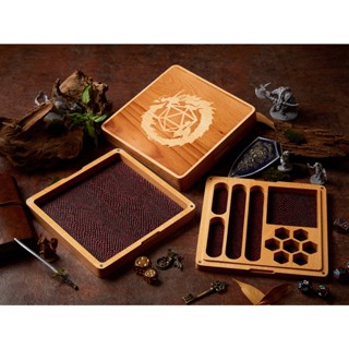 DND Dice Box (Product does not include dice) | Dice Vault | Red Scale | Dungeons and Dragons Dice | DnD Dice Set | Dice