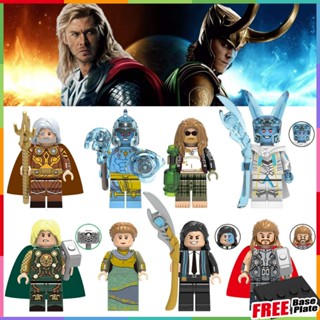 Super Heros Minifigures Marvel Thor Odin Laufey Loki Avengers Endgame คอลเลกชันของขวัญของเล่นตัวเลขขนาดเล็ก X0269