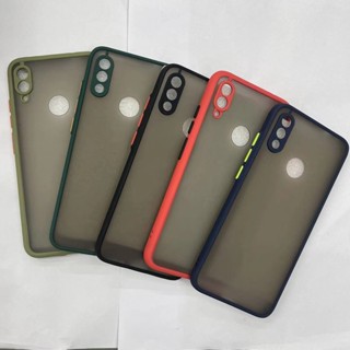 12 เคสขอบสีหลังด้าน เคสเรดมี่ Case Redmi Note7 Note7pro ตรงรุ่น สินค้าพร้อมส่ง