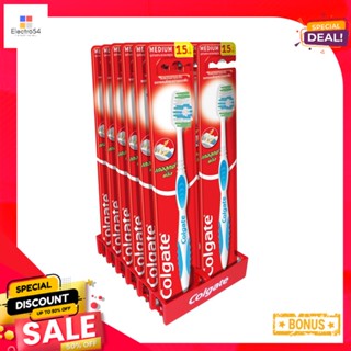 คอลเกตแปรงสีฟันเดอลุกซ์  แพ็ค 12COLGATE TOOTHBRUSH DELUXE ADULT PACK 12