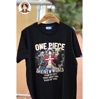 OP-1029 สีดำ เสื้อยืดOne Piece ลิขสิทธิ์แท้🇯🇵 คุณภาพดีมาก