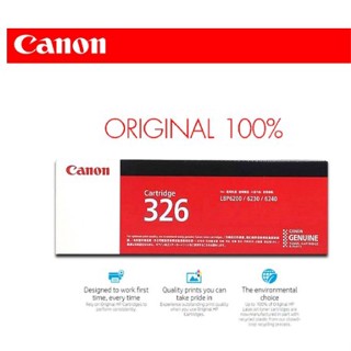 พร้อมส่ง💥(Clearance Sale)Canon Cartridge 326 ตลับหมึกโทนเนอร์ สีดำ ของแท้ Black Toner Original Cartridge