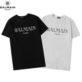 เสื้อครอปสายฝอ เสื้อยืด เสื้อผู้ชายเท่ - Balmai แฟชั่นพิมพ์ผ้าฝ้าย Unisex แขนสั้นเสื้อยืด Tee