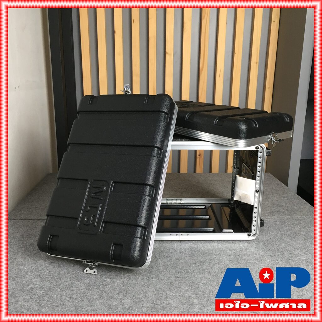 NTS ABS M6U RACK ลึก12นิ้ว กล่องใส่เครื่องเสียง แร็คพลาสติก แร็คลึก12นิ้ว กล่องแร็ค rack6u 6U ABS-M6