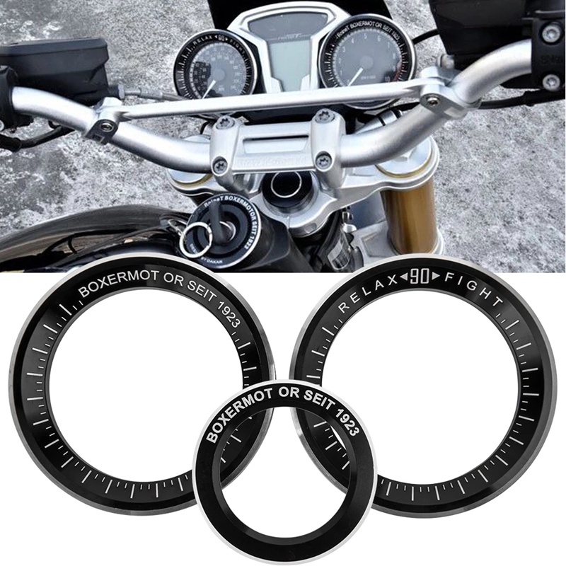 Motorcycle Techometer Speedometer Ignition Starter Lock Key Ring Cover for-BMW R Nine T R9T 2014 201