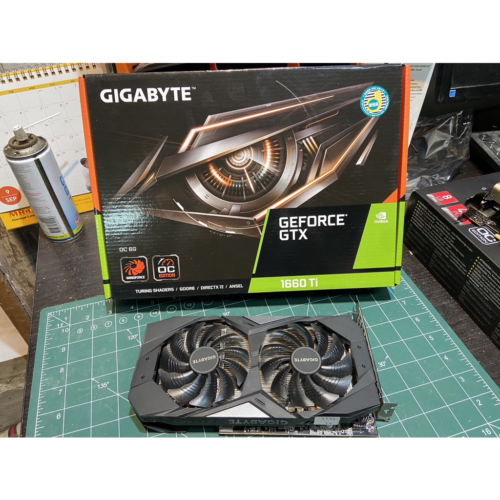 GTX1660TI 6GB GIGABYTE พร้อมใช้งาน