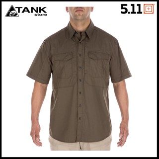 5.11 Tactical Stryke Short Sleeve # 71354 เสื้อเชิ้ตแขนสั้นสไตล์แทคติคอล กระเป๋าหน้าอกคู่ ผ้าเคลือบเทฟลอน เบา สวมสบาย กันละอองน้ำได้ โดย Tankstore