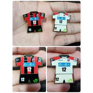 เข็มกลัดทีมฟุตบอล Hokkaido Consadole Sapporo(ของแท้)โลหะ บินไปซื้อมาเองกับมือคะ(เบอร์ 12 ทีมเย้า และทีมเยือน) ขายเป็นคู่