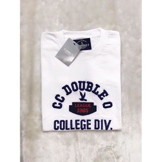 ราคาต่ำสุด!!Ⓜ️เสื้อยืดCC DOUBLE O (งานปักงานป้าย CC-OO) No.12 S-3XL