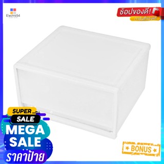 กล่องลิ้นชัก 1 ลิ้นชัก STACKO CK-71 40x35.8x21.2 ซม. สีขาว1 DRAWER BOX STACKO CK-71 40X35.8X21.2CM WHITE