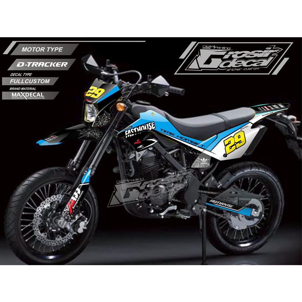 KLX DTRACKER 150 สติ๊กเกอร์ KLX DTRACKER ใหม่ สติ๊กเกอร์เต็มตัว