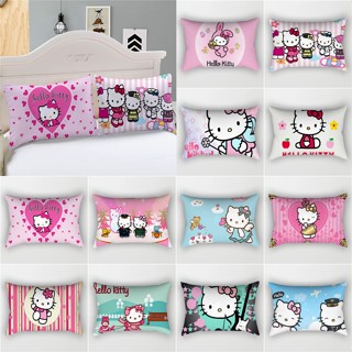 Sanrio ปลอกหมอนอิง พิมพ์ลาย Hello Kitty ขนาด 30x50 ซม. 50x75 ซม. สําหรับบ้าน ห้องนั่งเล่น ห้องนอน