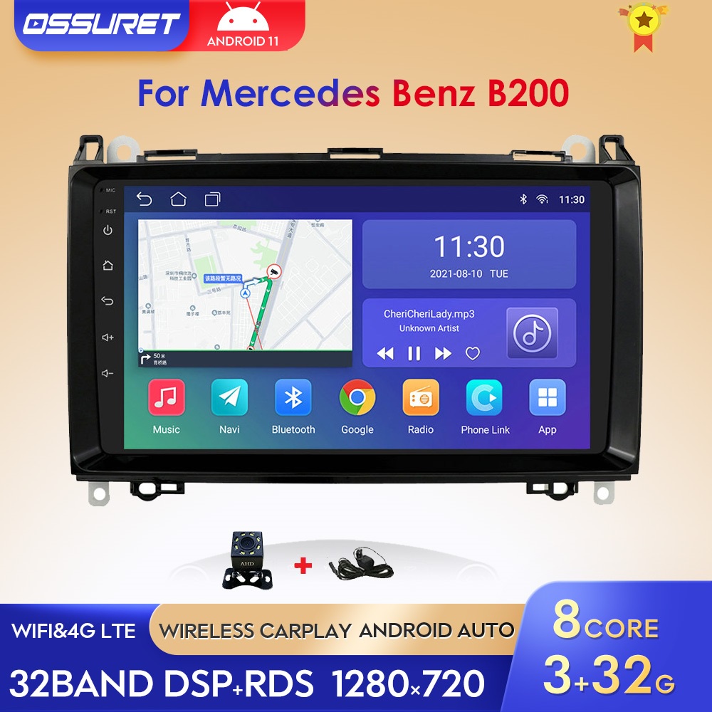Car Multimedia Player Navigation GPS Radio for Mercedes Benz W169 W245 Viano Vito W639 Sprinter W906