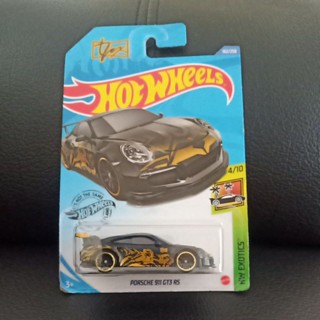 ❇๑☈Porsche 911 GT3 RS Hotwheels Black Gold