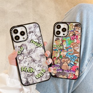 Casetify เคสโทรศัพท์มือถือ พลาสติก TPU อะคริลิค กันกระแทก ลายตัวอักษร Ape In มีลายด้านข้าง สําหรับ iPhone 14 Pro MAX 14 Plus 13 Pro MAX 12 Pro MAX 11