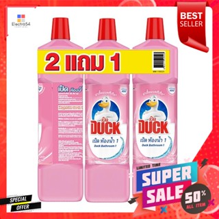 น้ำยาทำความสะอาดห้องน้ำ เป็ด ชมพู 900 มล. แพ็ก2แถม1BATHROOM CLEANER DUCK PINK 900ML 2FREE1