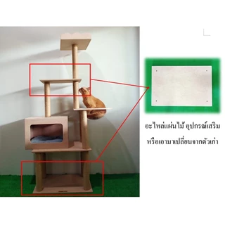 อะไหล่แผ่นไม้คอนโดแมว อะไหล่แผ่นไม้ แผ่นไม้คอนโด