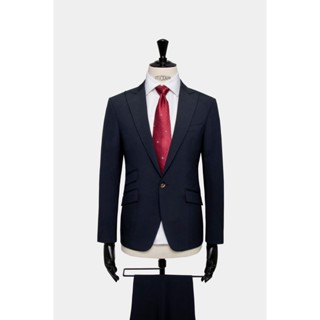 DGRIE Premim Dark Navy Wool Spandex suit-ชุดสูทสีกรมผ้าสแปนเด็กซ์