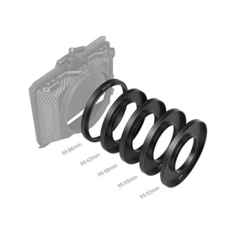 SmallRig - 3383 Adapter Rings Kit (Φ52/55/58/62/86-95mm) for Mini Matte Box