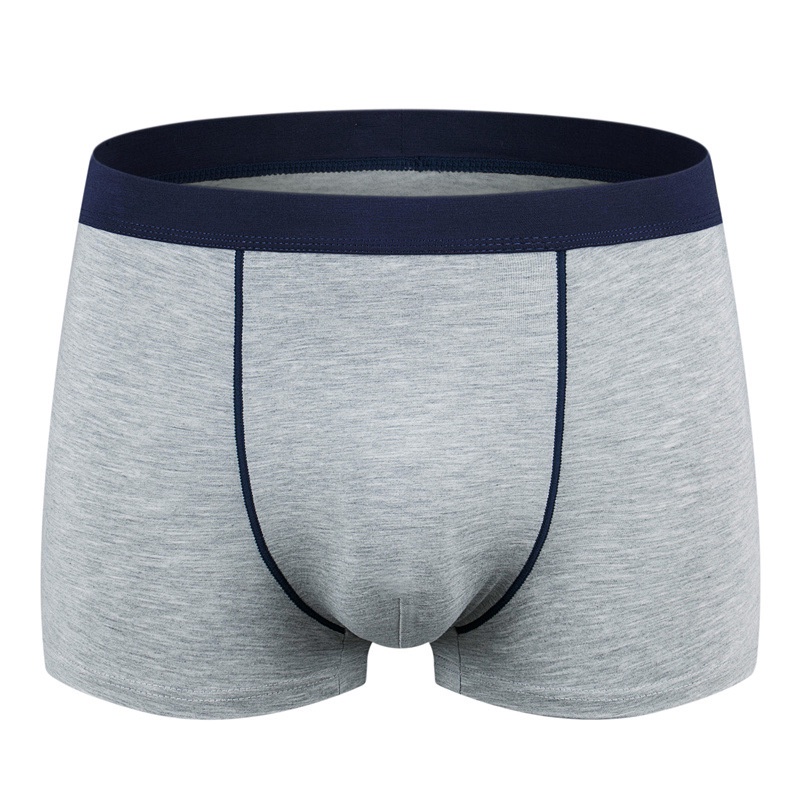Modal Men s Underwear 3D Seamless Sexy Plus Size Boxer Briefs Loose Fat Guy Youth Mid-Waist Summer #4