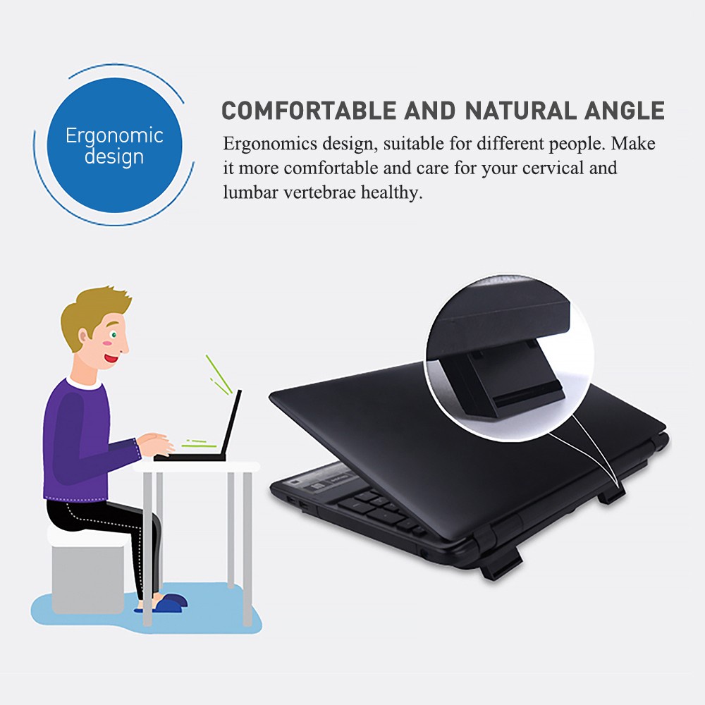 🚀ส่งเร็ว🚀 OKER N19 NOTEBOOK COOLER พัดลมรองโน๊ตบุ๊คระบายความร้อน พัดลมโน๊ตบุ๊ค #DM 19 - รูปที่ 4