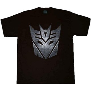 Transformers Anime Mighty Fine Evil Deception Face รอบคอผู้ชายสไตล์เกาหลี 100% ผ้าฝ้ายแขนสั้นผู้ชาย T เสื้อหลวม Basic Ca