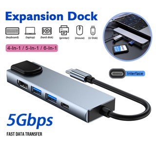 อะเเดปเตอร์ พอร์ตฮับ USB C to HUB 4 in1 /5in1/6in1 Vention อะแดปเตอร์ฮับ Multi USB Splitter Expander สำหรับแล็ปท็อป