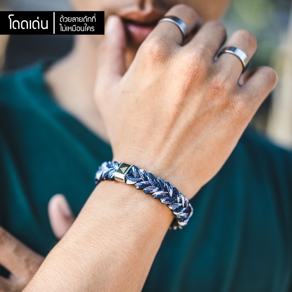 กำไลข้อมือ เชือกถัก PARACORD SHARK JAW CordPlay รูปที่ 6