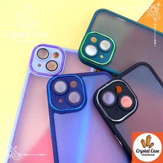 เคสหลังขุนขอบสีตรงเลนส์กล้องมีฟิล์ม สำรับรุ่นXiaomi Redmi10 10A 9A 9C สำรับรุ่นRealme 5 5s 5i C3 9pro C11 C20 C21Y C25Y