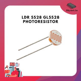 (5pcs) LDR 5528 GL5528 photoresistor ตัวต้านทานปรับค่าตามแสง