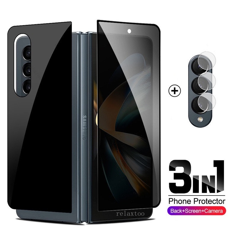 Privacy Front Back Full Cover Tempered Glass For Samsung Galaxy Z Fold6 Fold5 Fold4 Fold7 Fold 6 5 4 7 ZFold4 ZFold5 ZFold6 ZFold7 ZFold 6 5 4 7 5G HD Glass Camera Screen Protect Explosion-proof phone Film