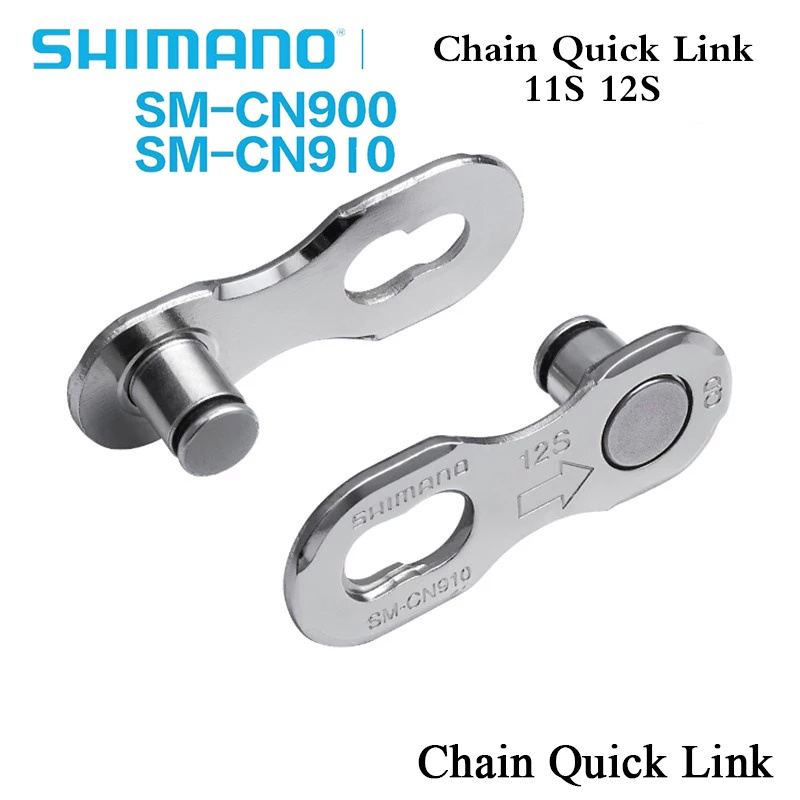 Shimano 12 Speed Bike Chain Missing Links MTB 11V Corrente Chains Connector CN900 CN910 Quick Link Connector สําหรับ 11S 12S โซ่ Part