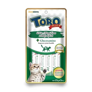 แมวเลีย โทโรโทโร่ พลัส toro toro plus 15 กรัม (แพ็ค5 ซอง)