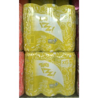 ทิปโก้ อิซซี่ สปาร์คกิ้ง รสส้มยูซุ 330ml ยกแพ็ค 6กระป๋อง TIPCO IZZI SPARKLING YUZU