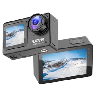 SJCAM SJ8 Dual Screen 4K/30fps Sports Action Camera  Dual Touch Screen Display Super Night Vision 30m Waterproof + 1 Extra Battery แบตเตอรี่ แบตสำรอง กล้องกันน้ำ กล้องแอคชั่น