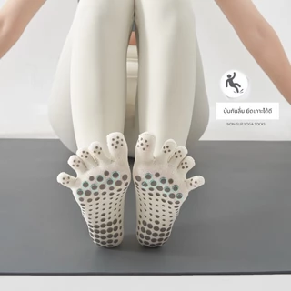 ถุงมือ ถุงเท้าโยคะ กันลื่น ออกกำลังกาย พร้อมส่งจากไทย