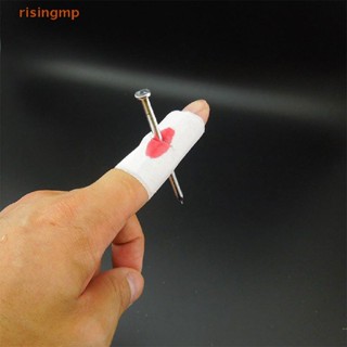 [risingmp] ใหม่ ของเล่นตลก เล็บปลอม ผ่านนิ้วมือ ฮาโลวีน สําหรับเด็ก